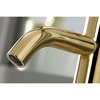 Kingston Brass SingleHandle Bathroom Faucet with Push PopUp, Polished Brass LS8222DL